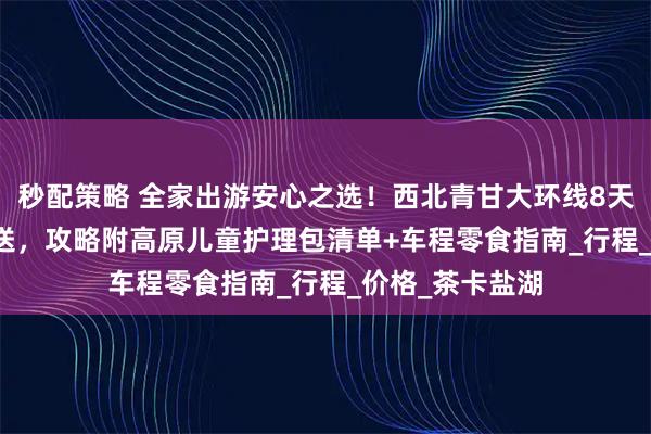 秒配策略 全家出游安心之选！西北青甘大环线8天7晚1800含接送，攻略附高原儿童护理包清单+车程零食指南_行程_价格_茶卡盐湖
